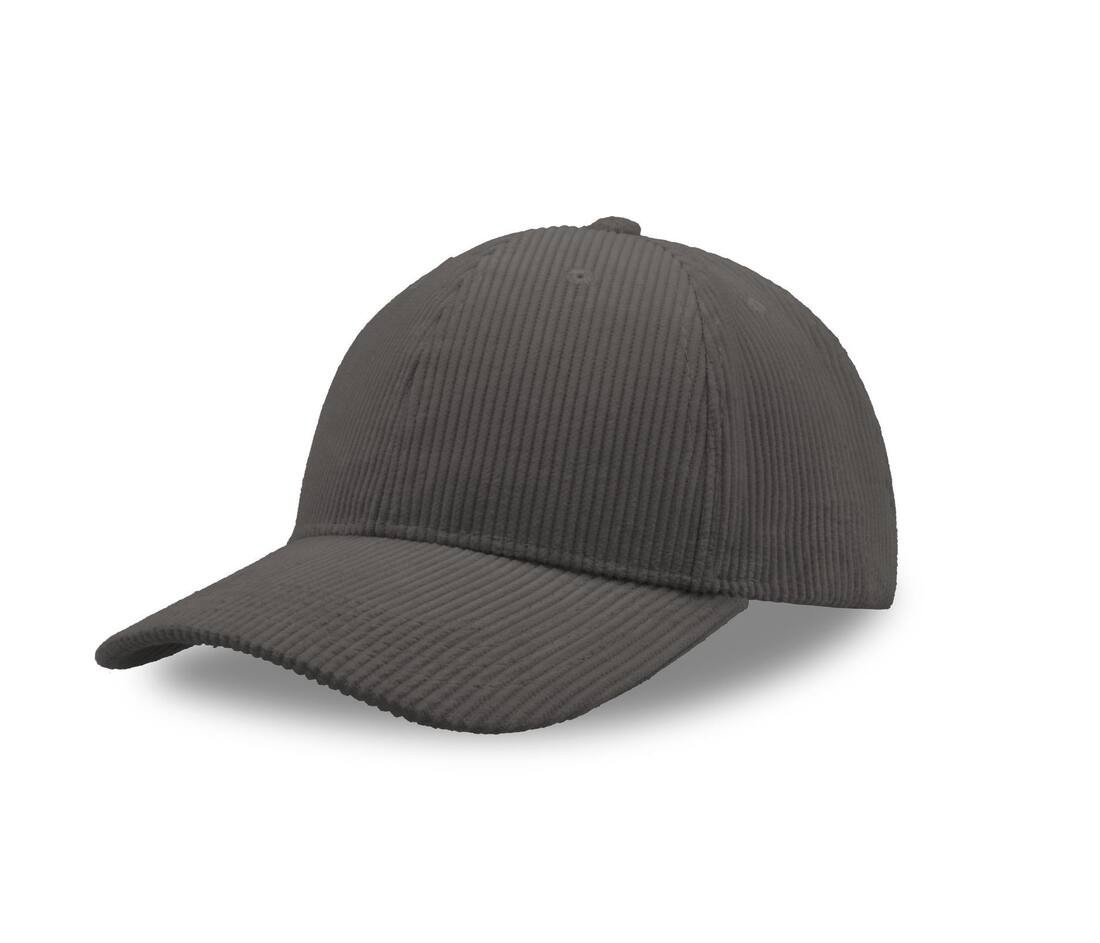 Casquette 6 pans en corduroy recyclé