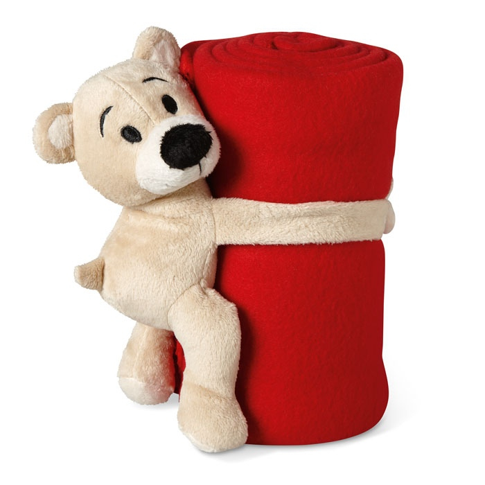MANTA - Couverture polaire avec ours thumb