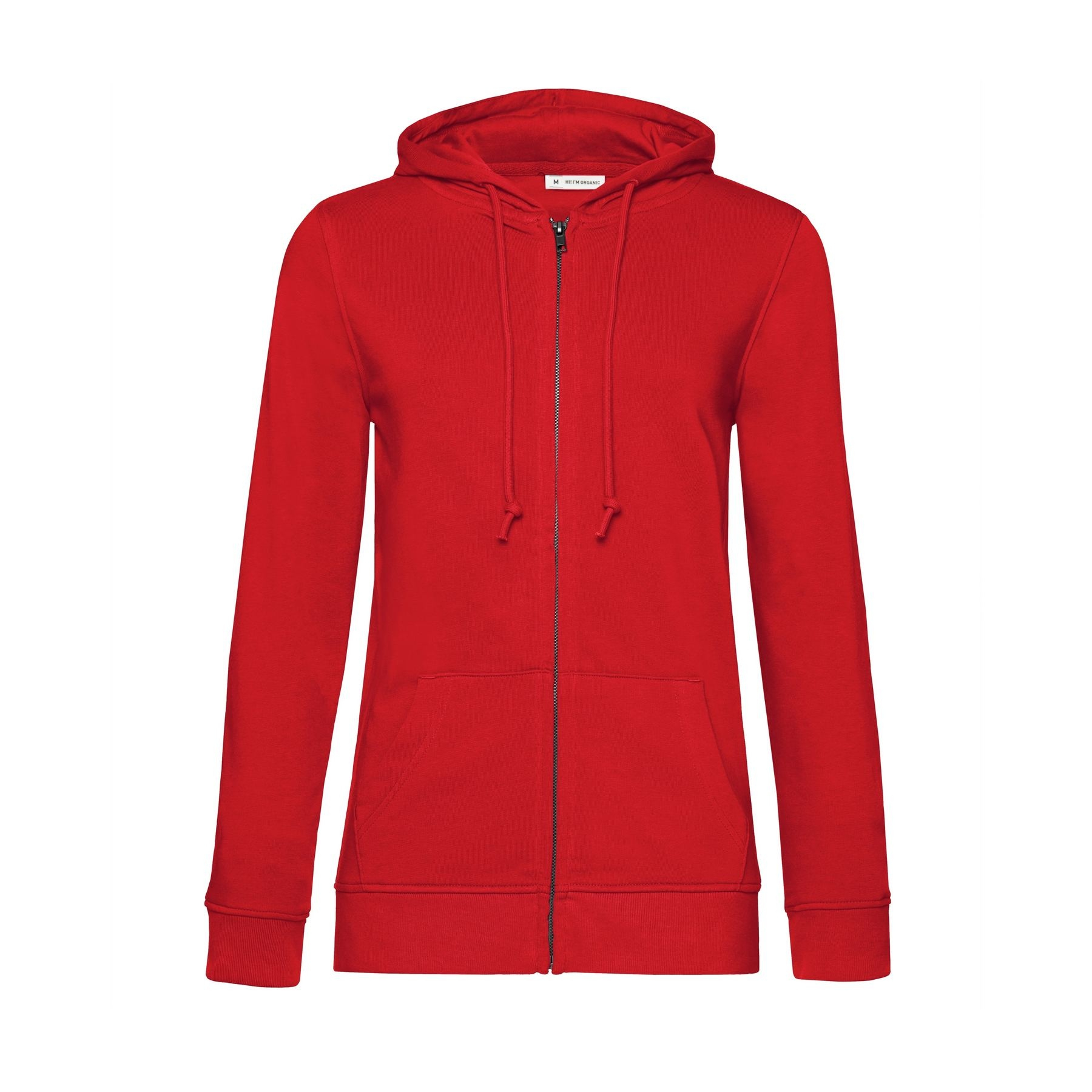 Sweat capuche zippé organique femme