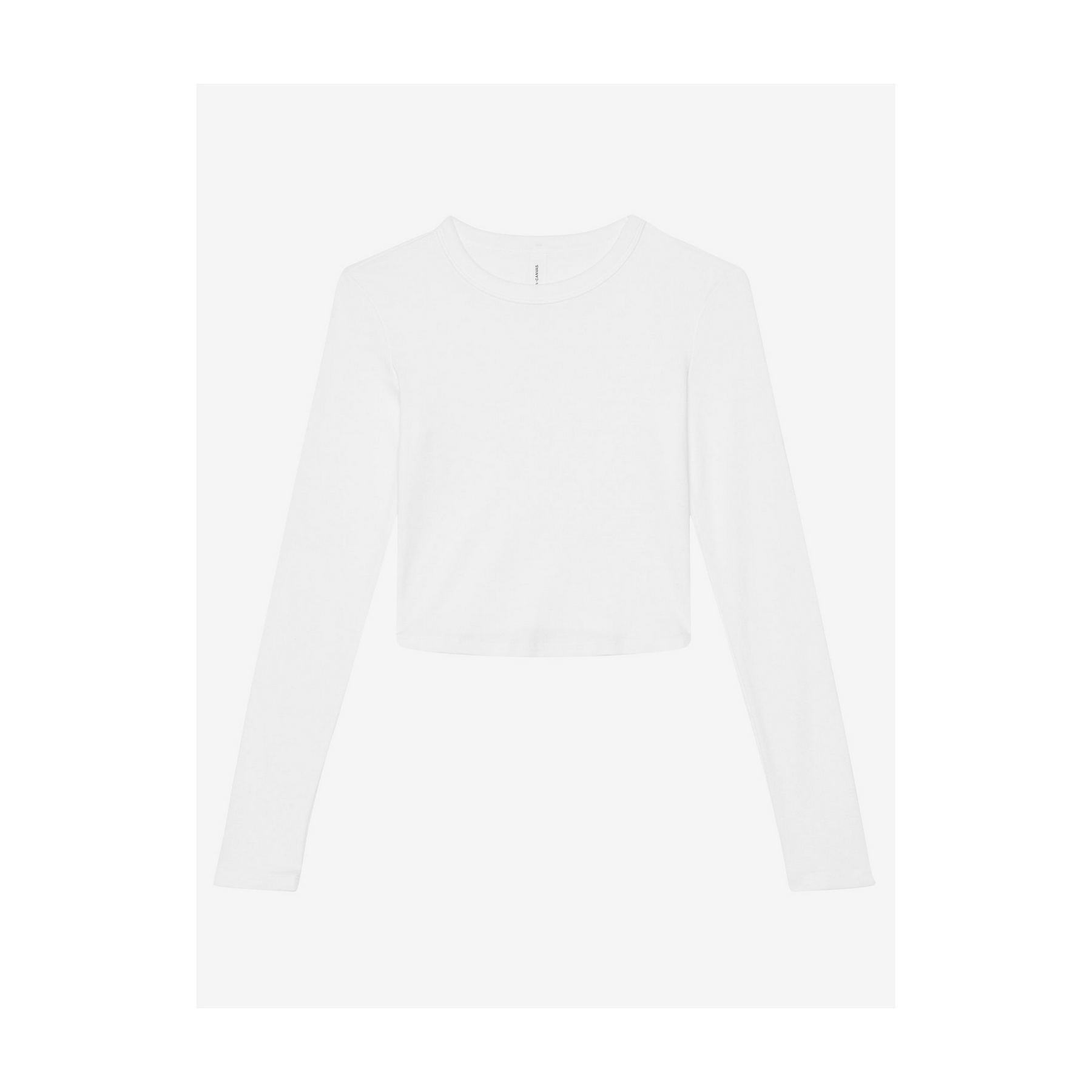 Tee-shirt court manches longues femme