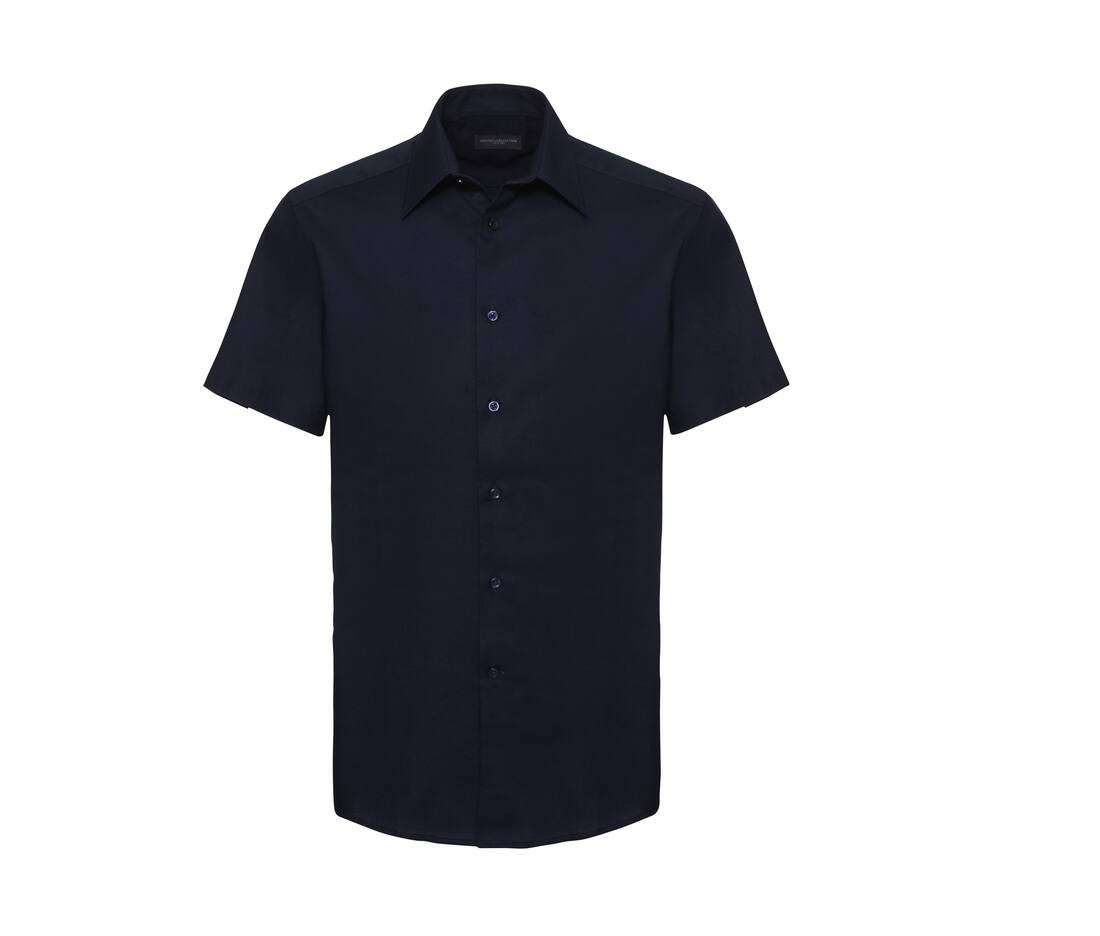 Men's short sleeve tailored oxford shirt