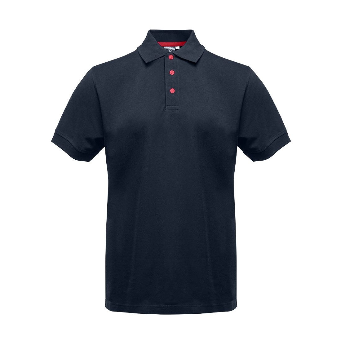 Polo avec boutons contrastés