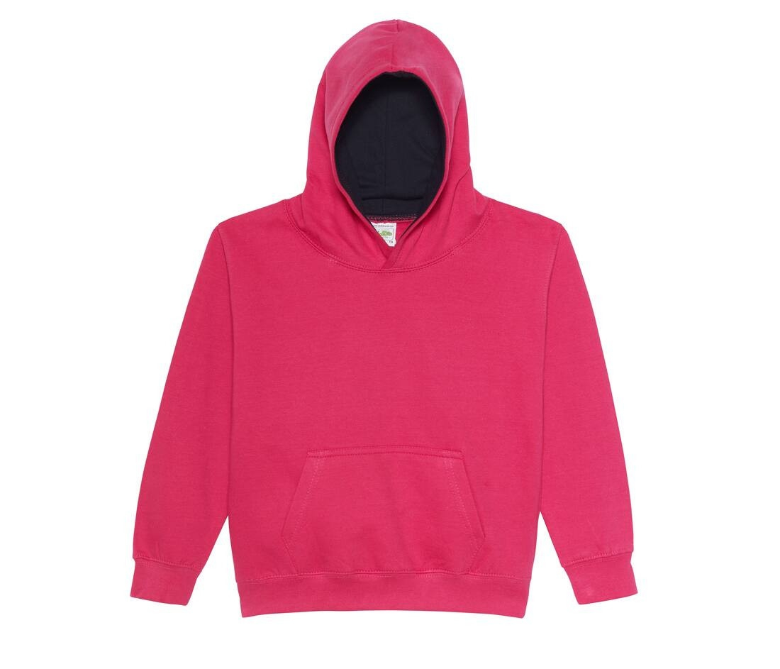 Sweat enfant capuche contrastée