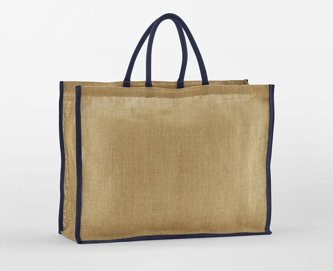 Grand sac shopping en toile de jute
