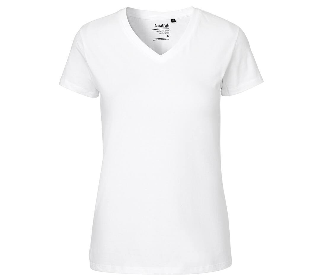Tee-shirt femme col v