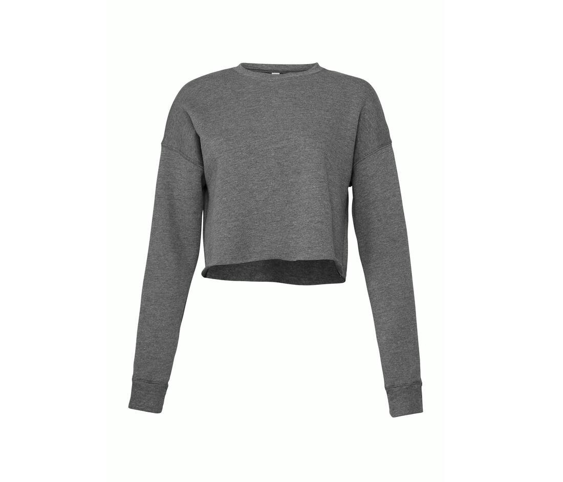 Sweat col rond femme court