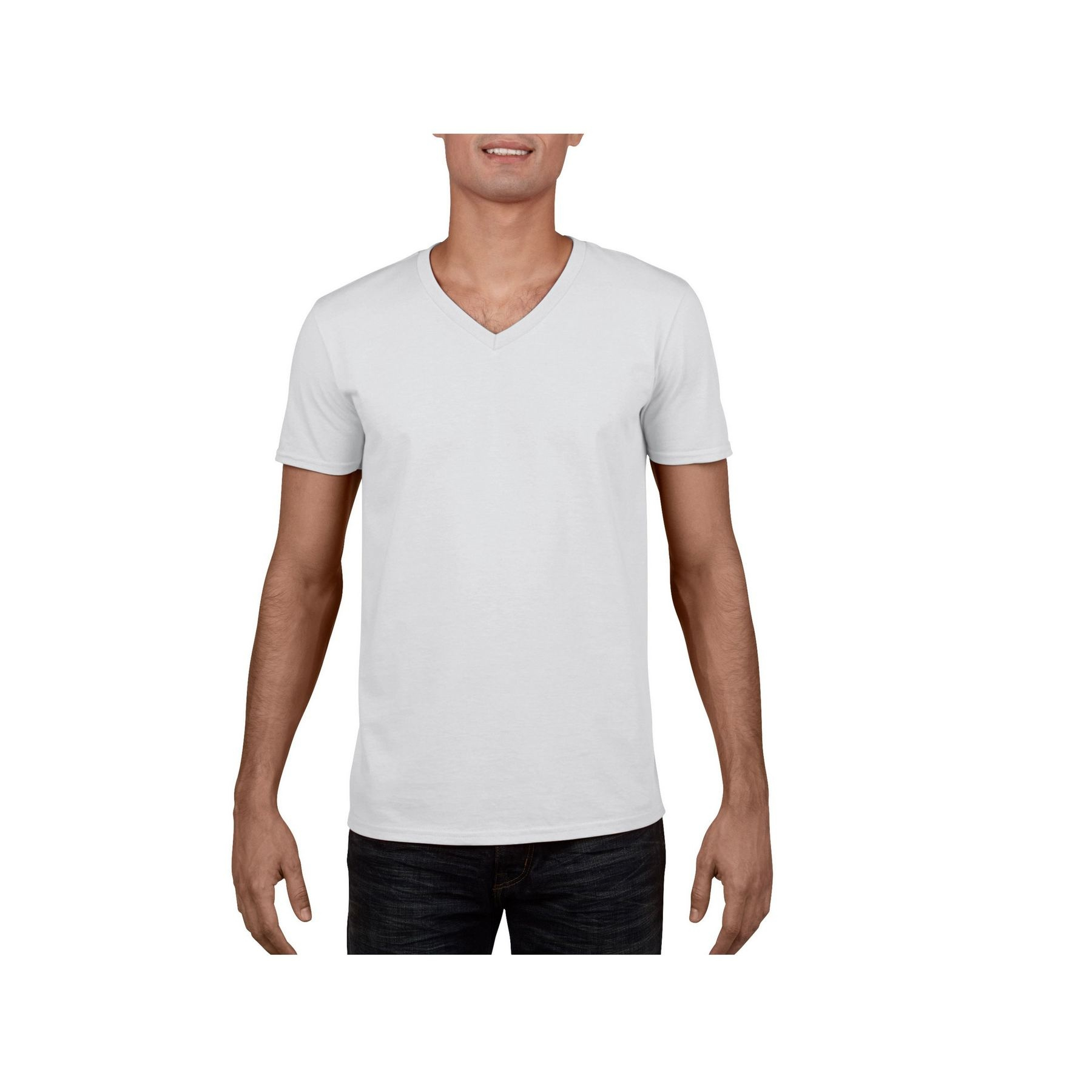 Tee-shirt col v homme