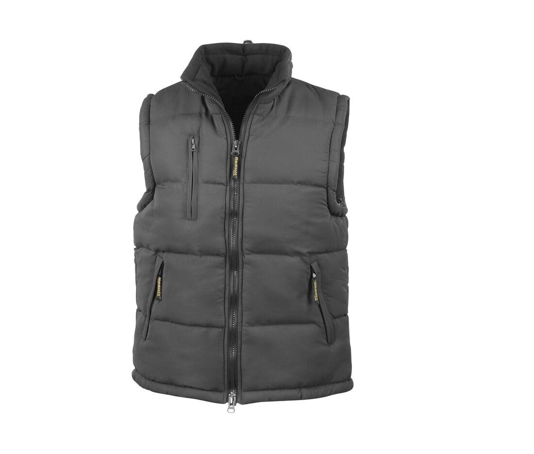 Bodywarmer microfibre doublé polaire