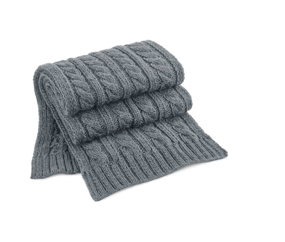 Écharpe motif torsadé
