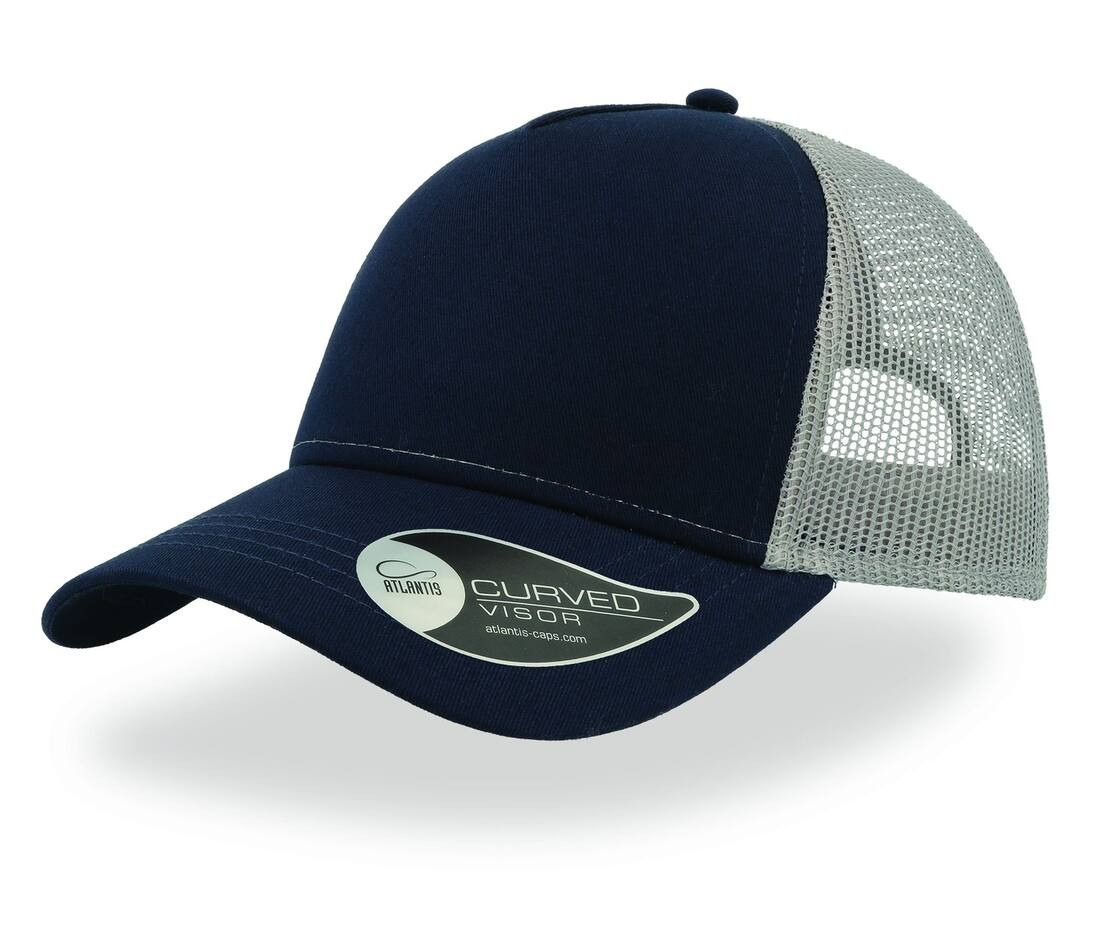Casquette 5 pans style trucker en coton