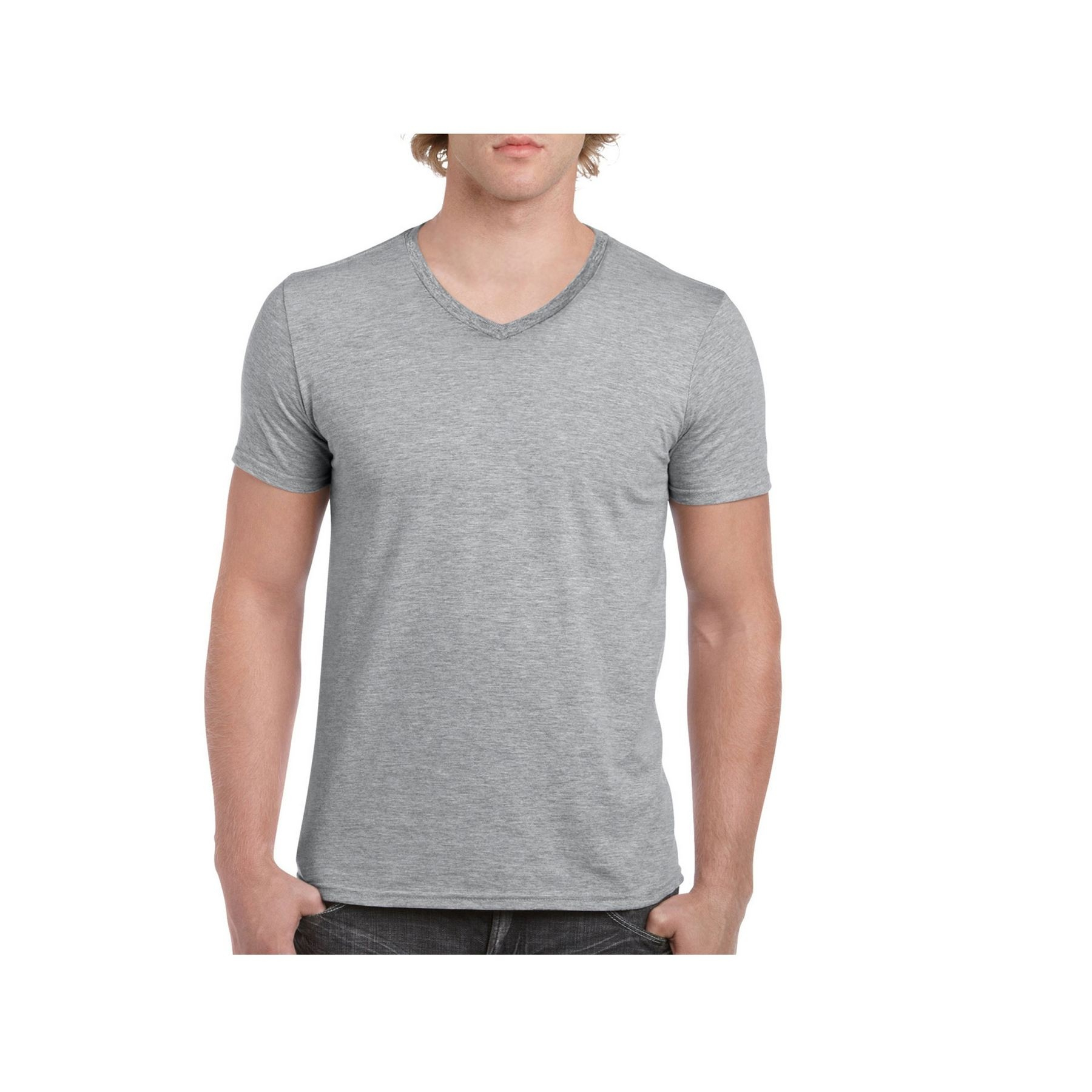 Tee-shirt col v homme
