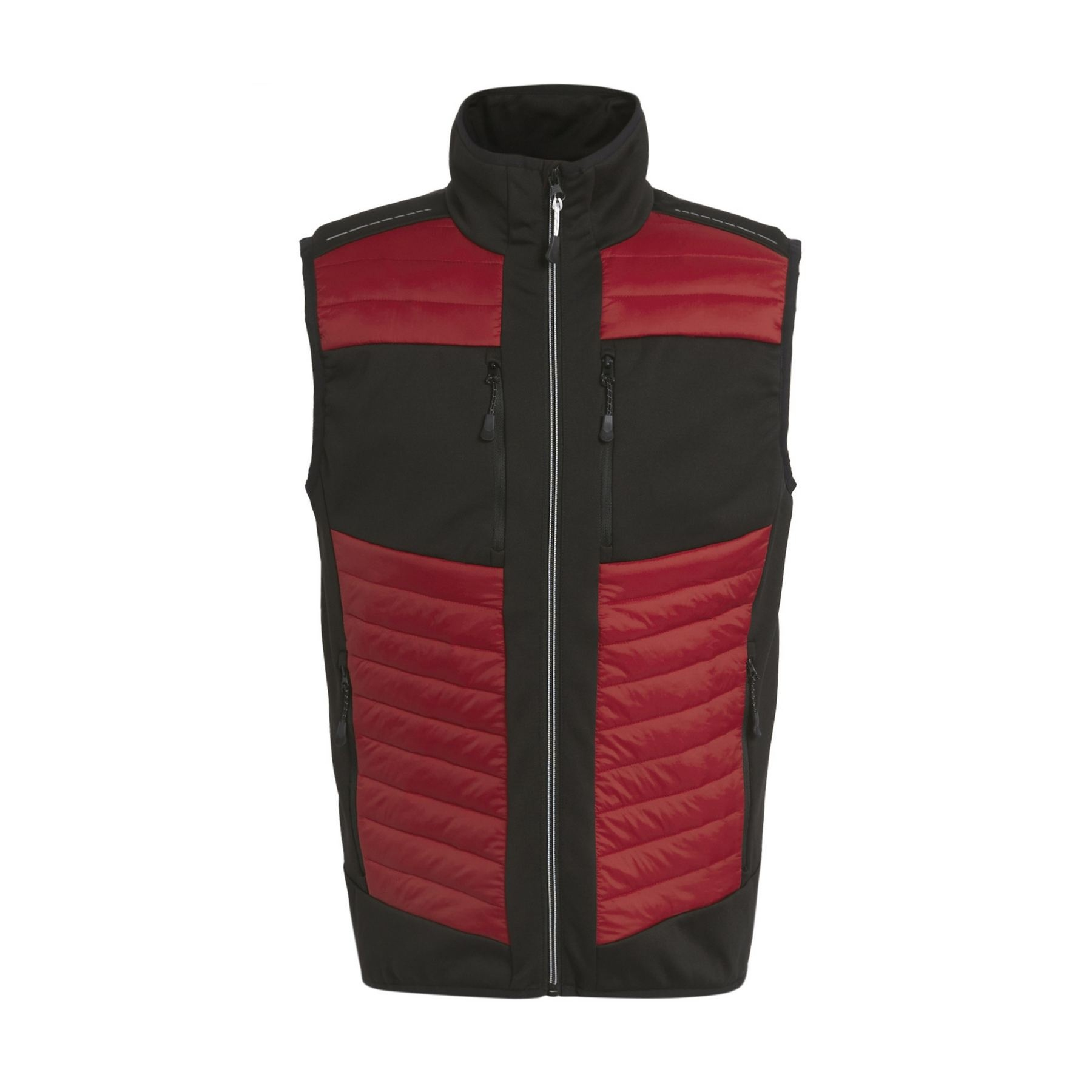 Bodywarmer bicolore extensible