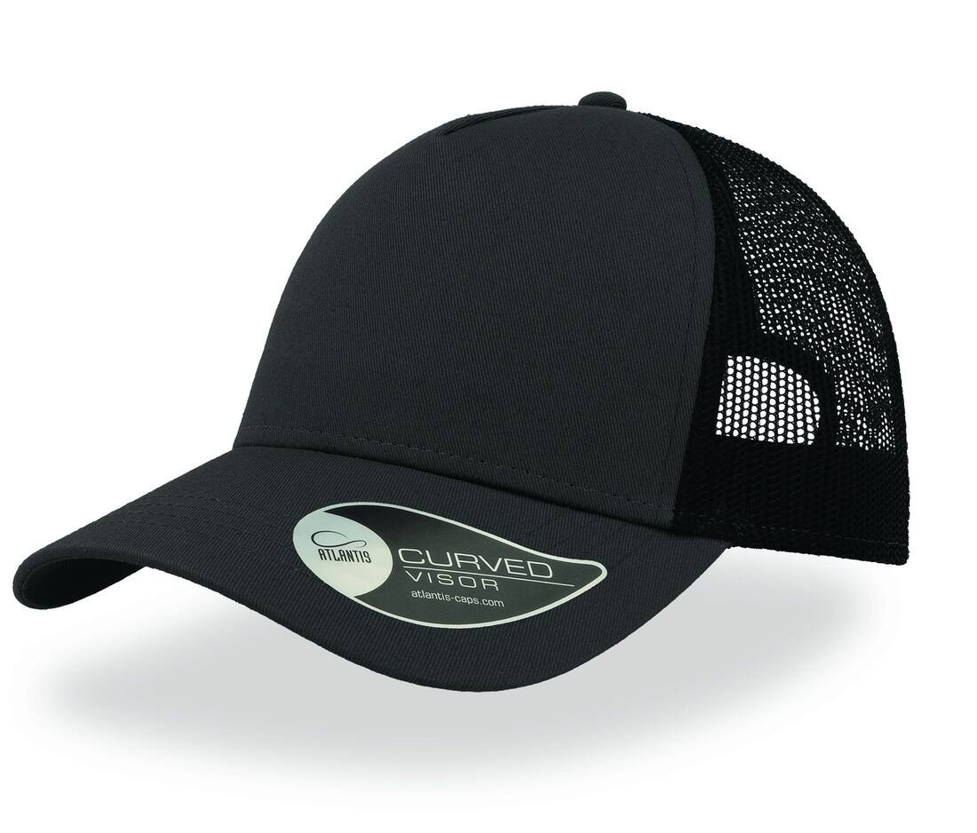 Casquette 5 pans style trucker en coton