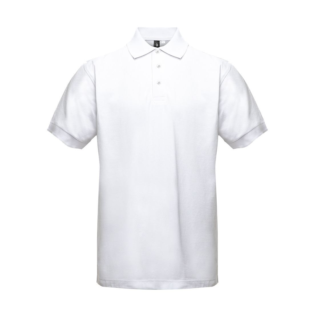 Polo avec boutons contrastés