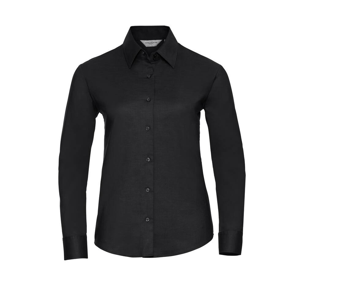Ladies' long sleeve tailored oxford shirt