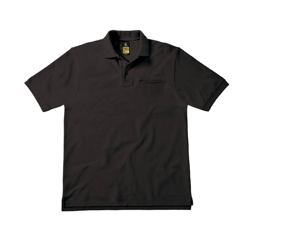 Polo 60° polycoton avec poche