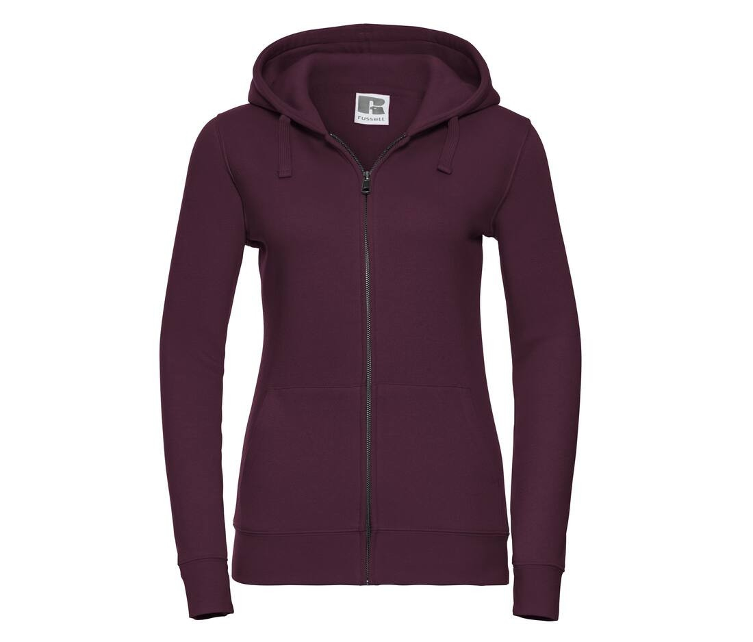 Sweat zippé femme capuche thumb