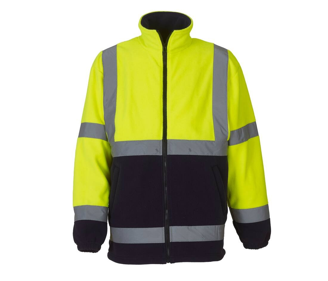 Veste polaire épaisse haute visibilité