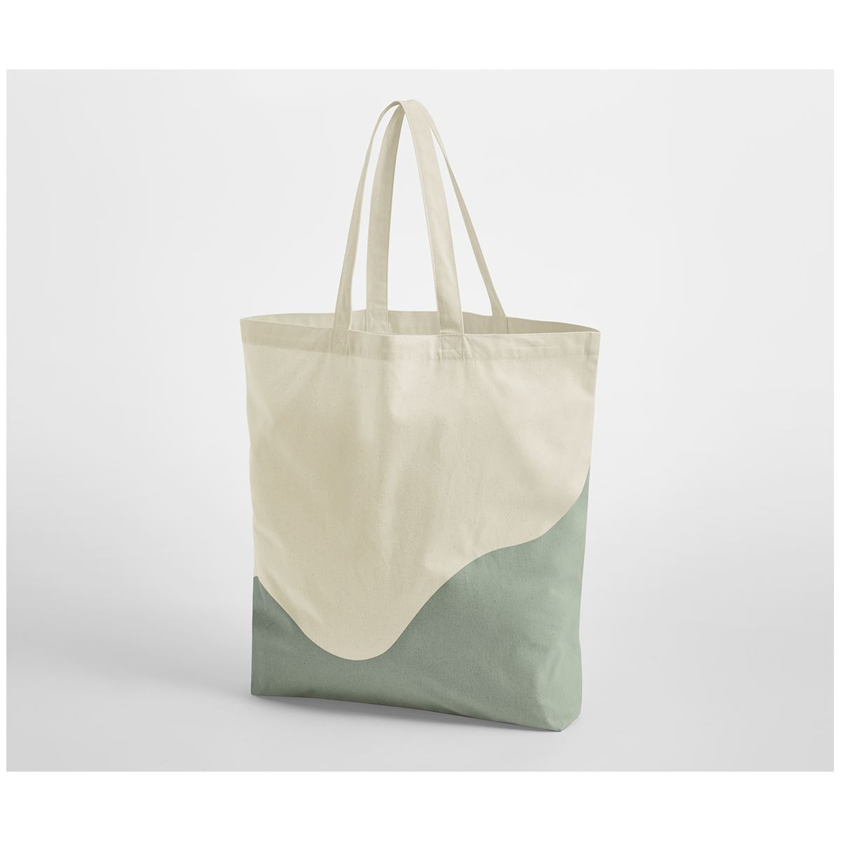 Sac shopping imprimé vague
