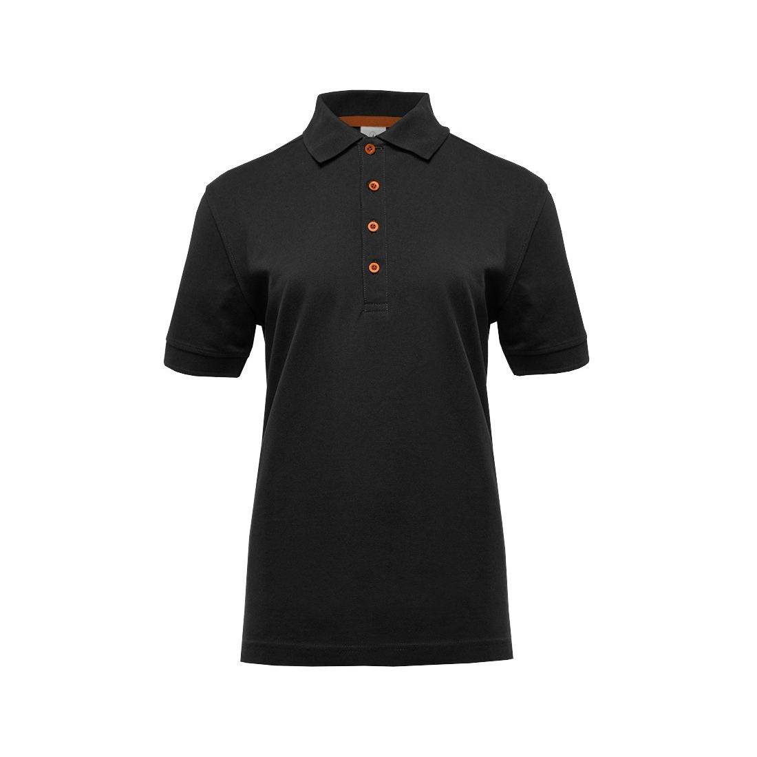 Polo femme boutons contrastés