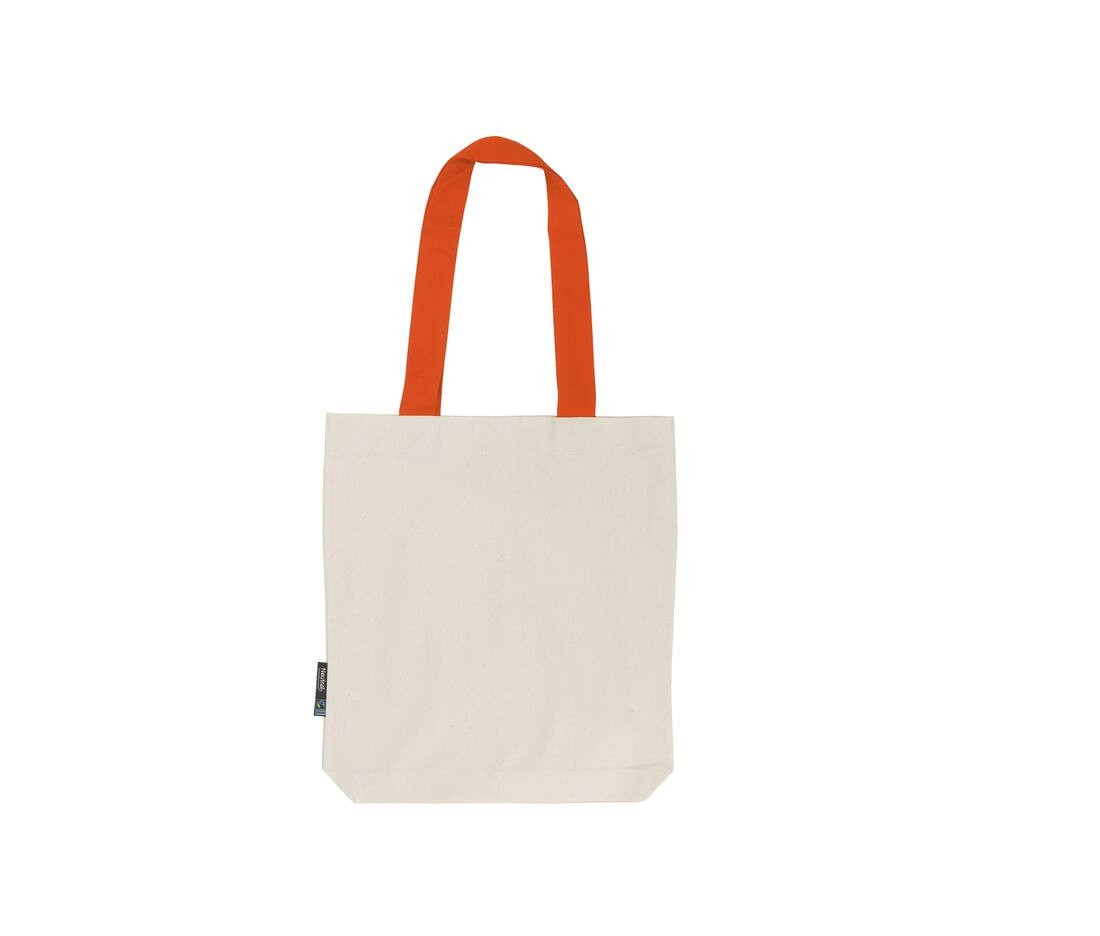 Sac shopping anses contrastées