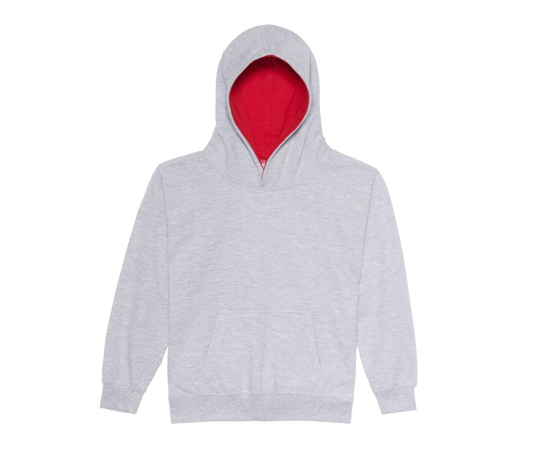 Sweat enfant capuche contrastée