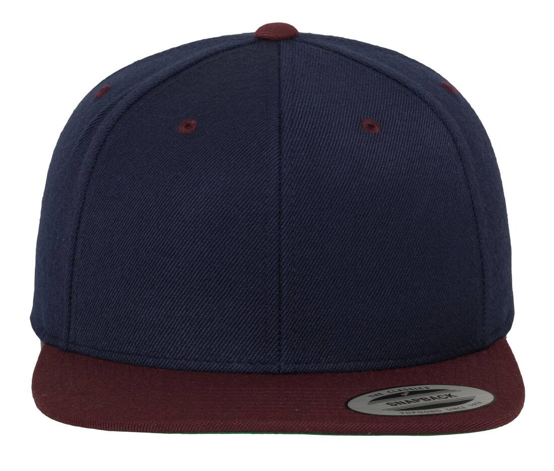 Casquette snapback bicolore