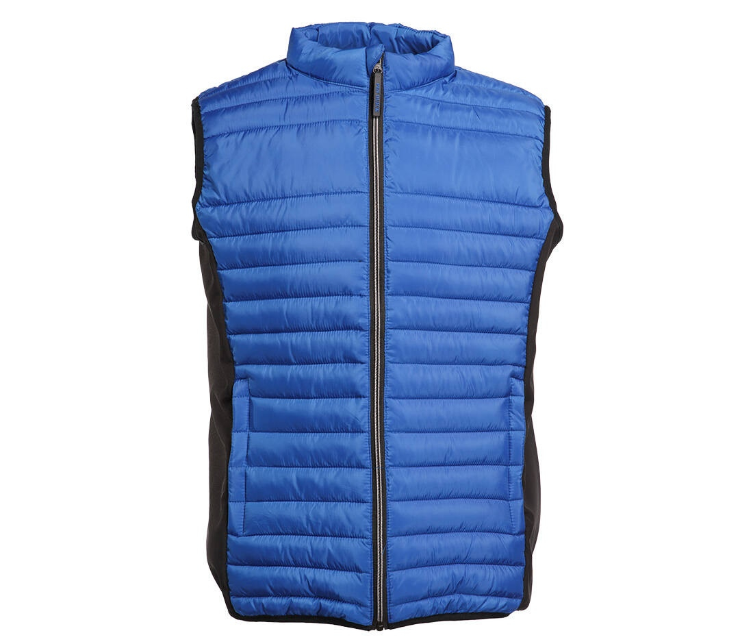 Bodywarmer bi-matière homme