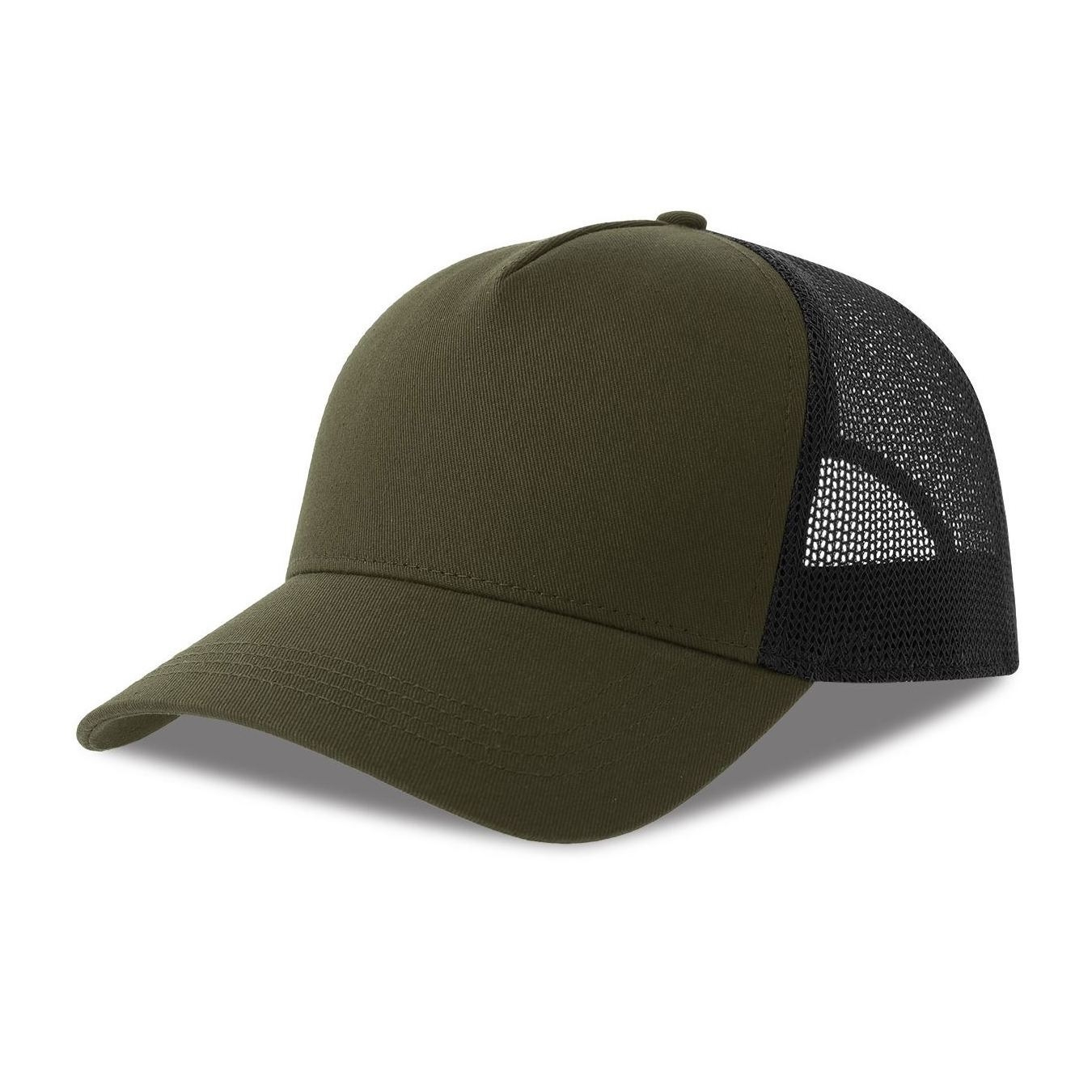 Casquette 5 pans style trucker en coton