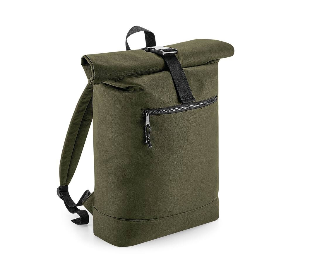 Sac à dos fermeture à enroulement en matériaux recyclés