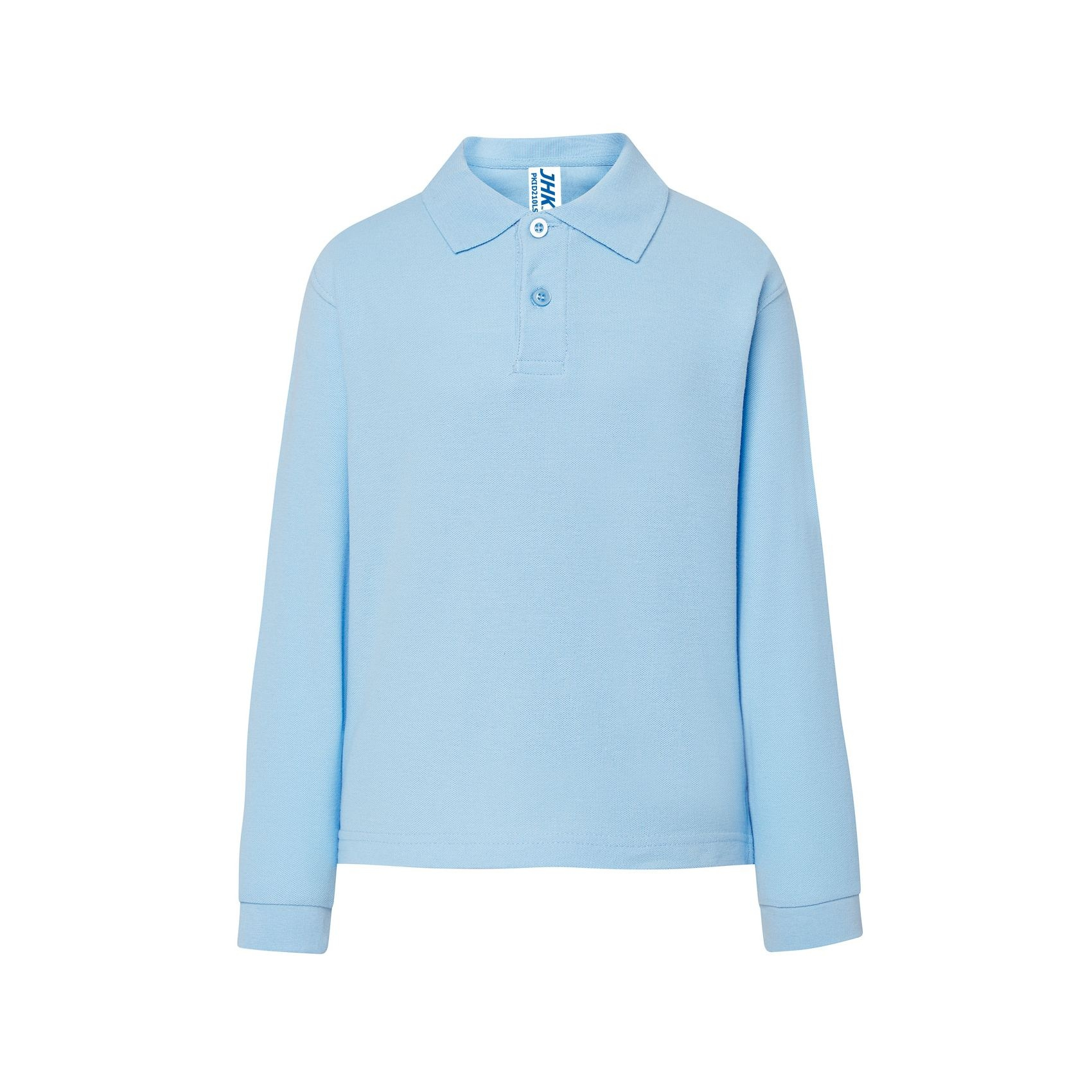 Polo piqué enfant manches longues