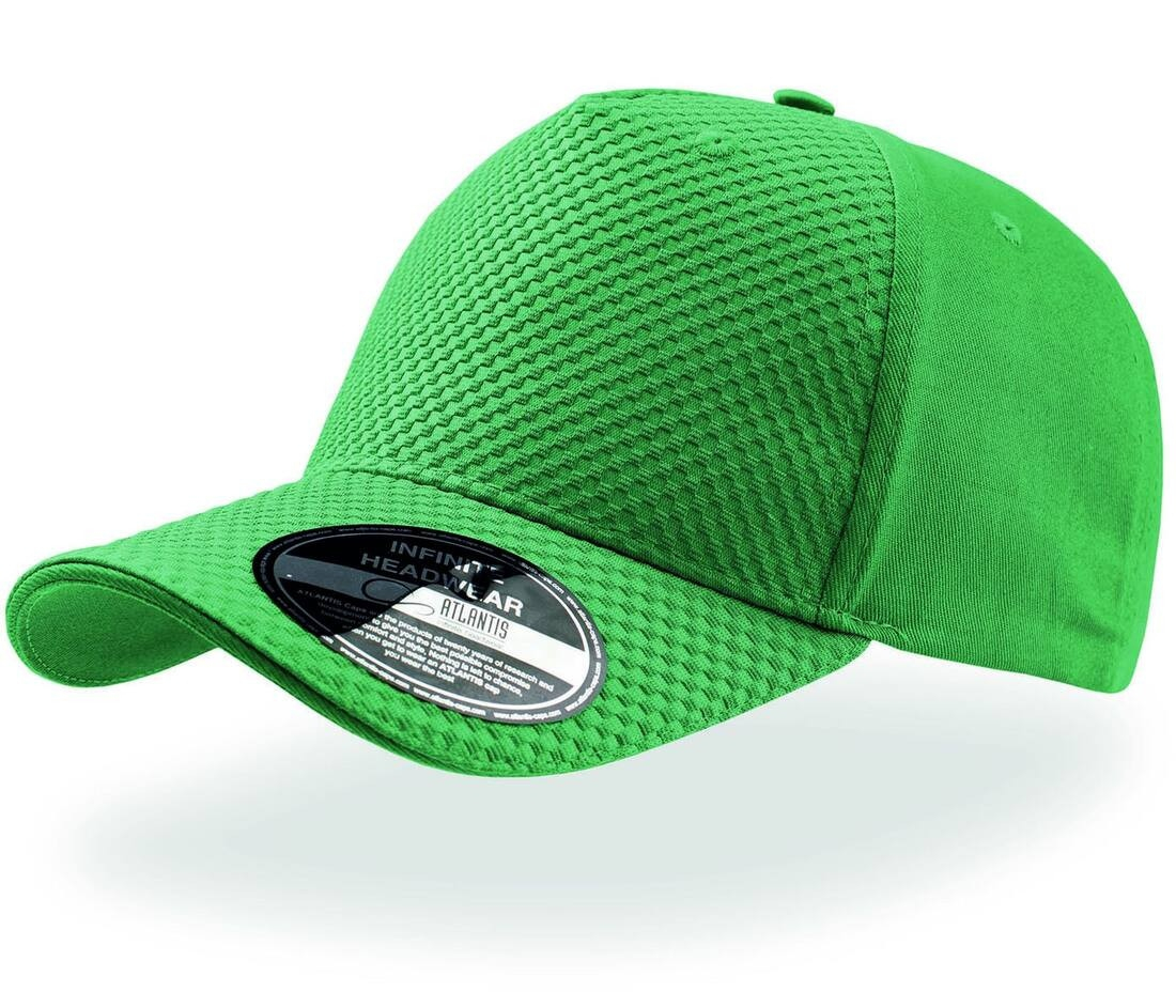 Casquette 5 pans effet nid d'abeille