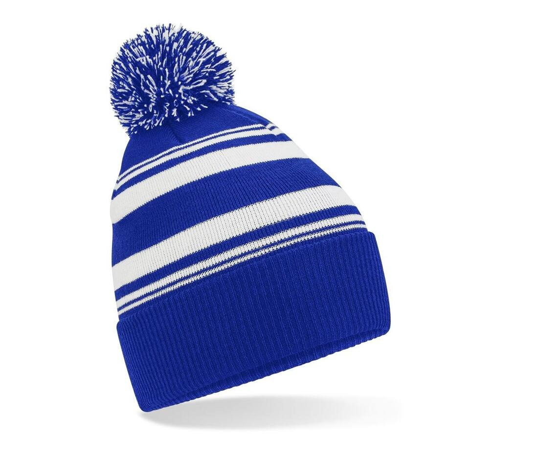 Bonnet de supporter rayé