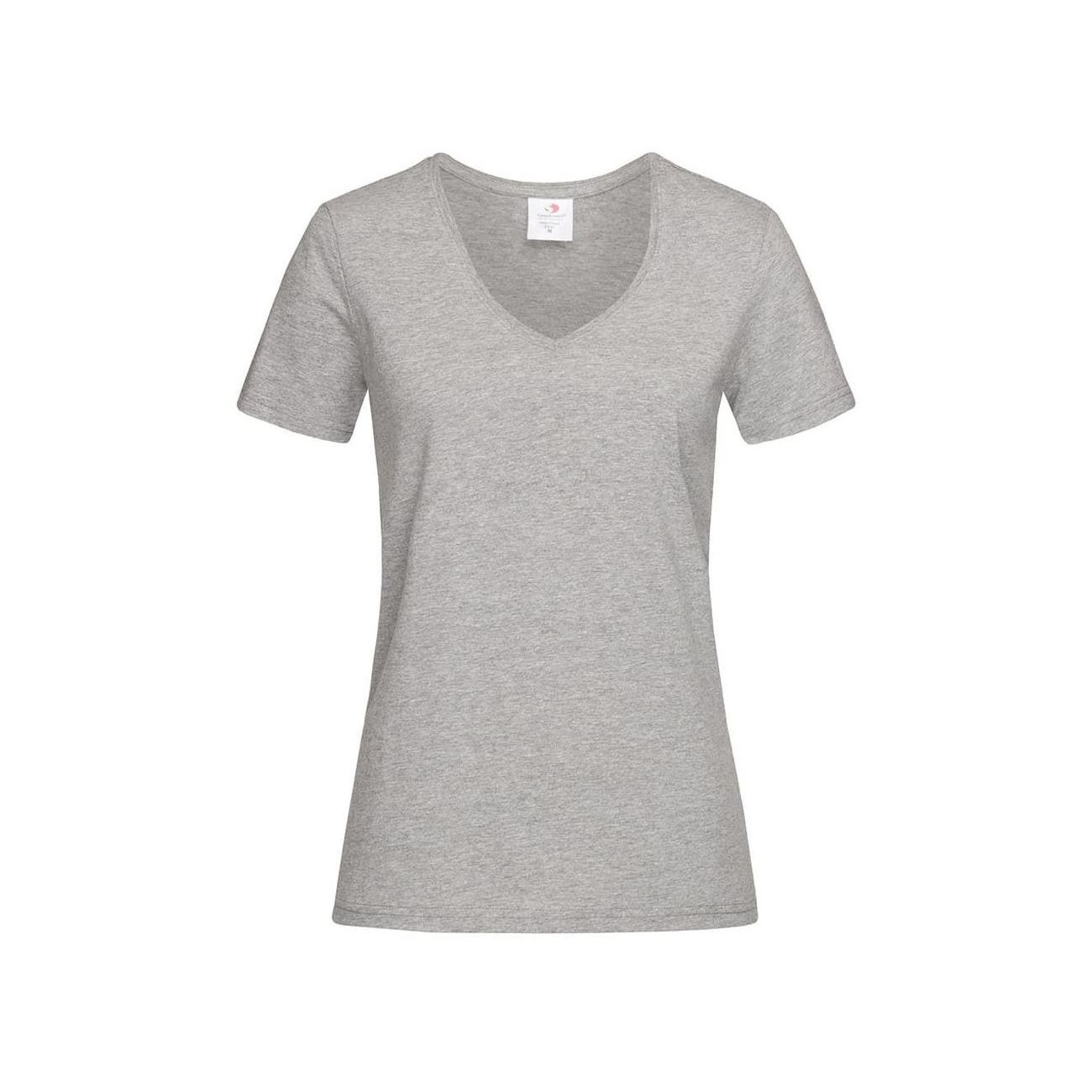 Tee-shirt femme col v