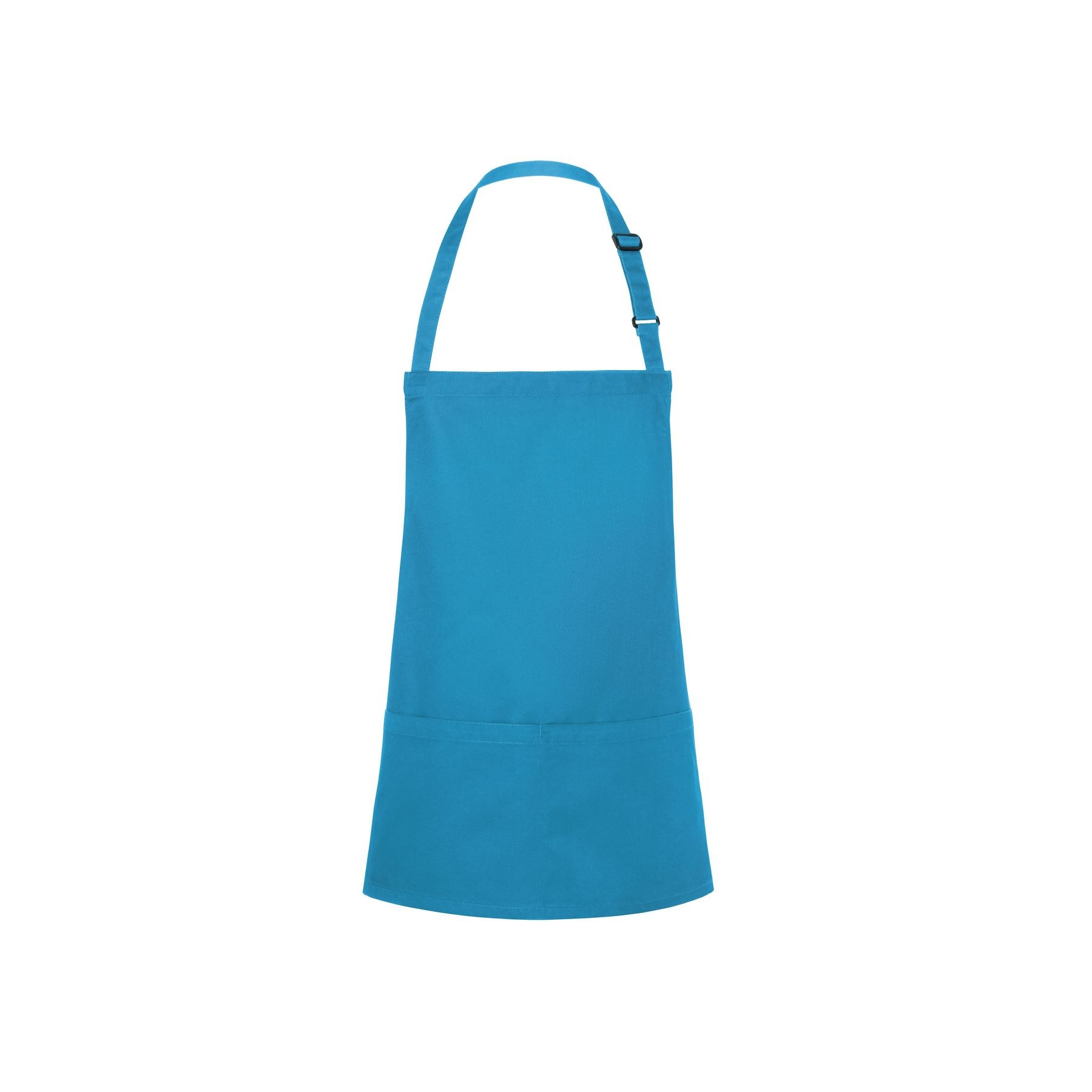Tablier à bavette court avec boucle et poche