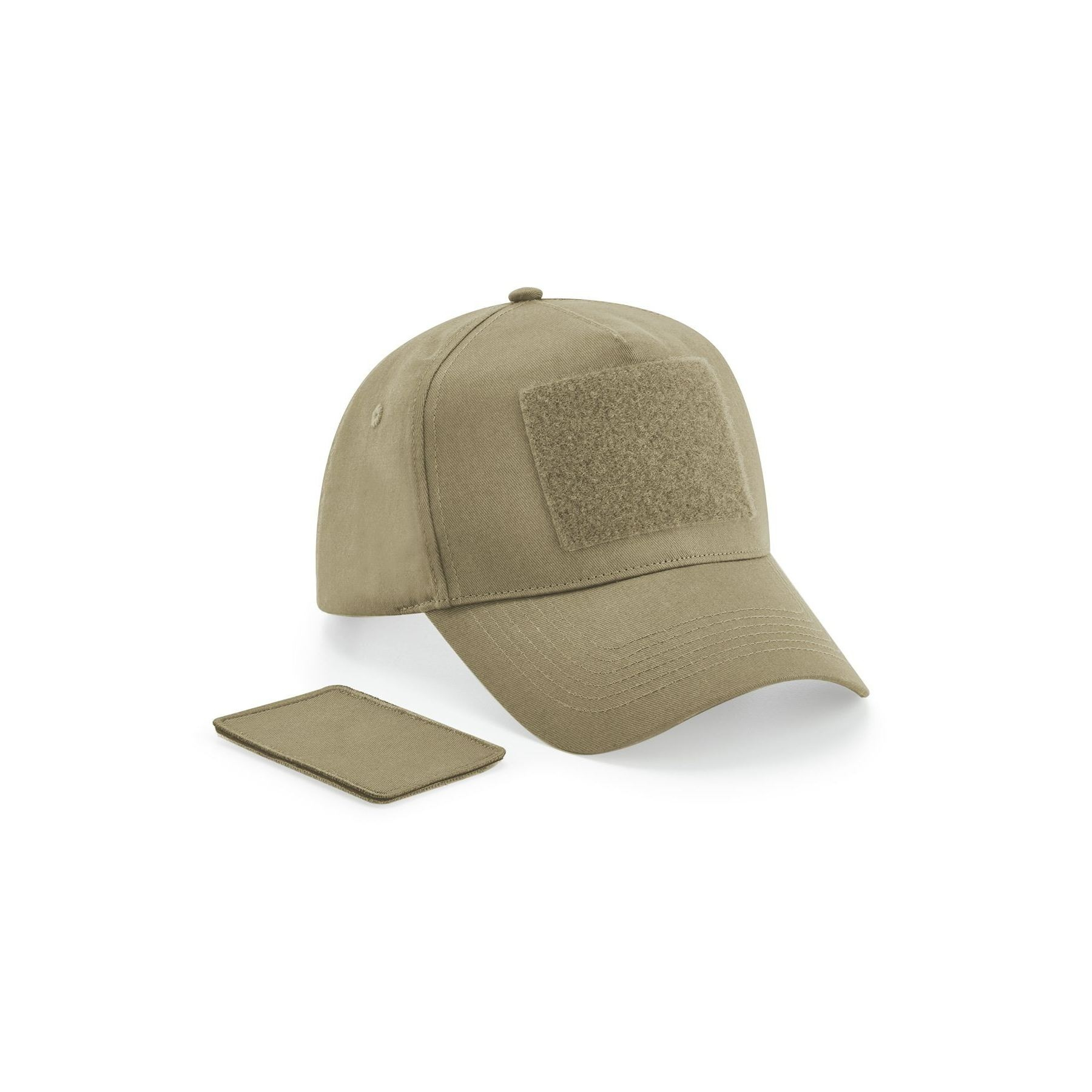Casquette 5 pans avec patch amovible