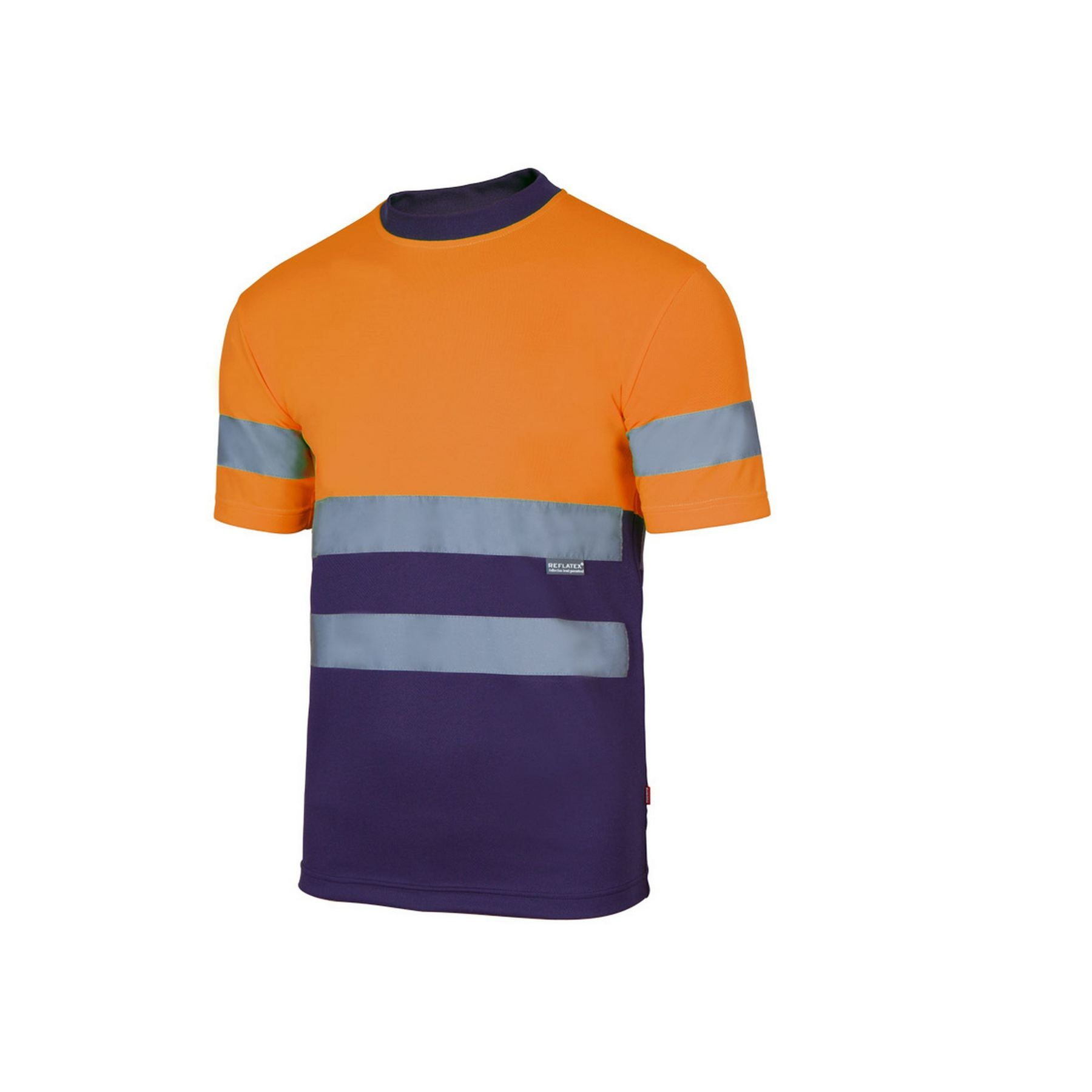 T-shirt technique bicolore haute visibilité