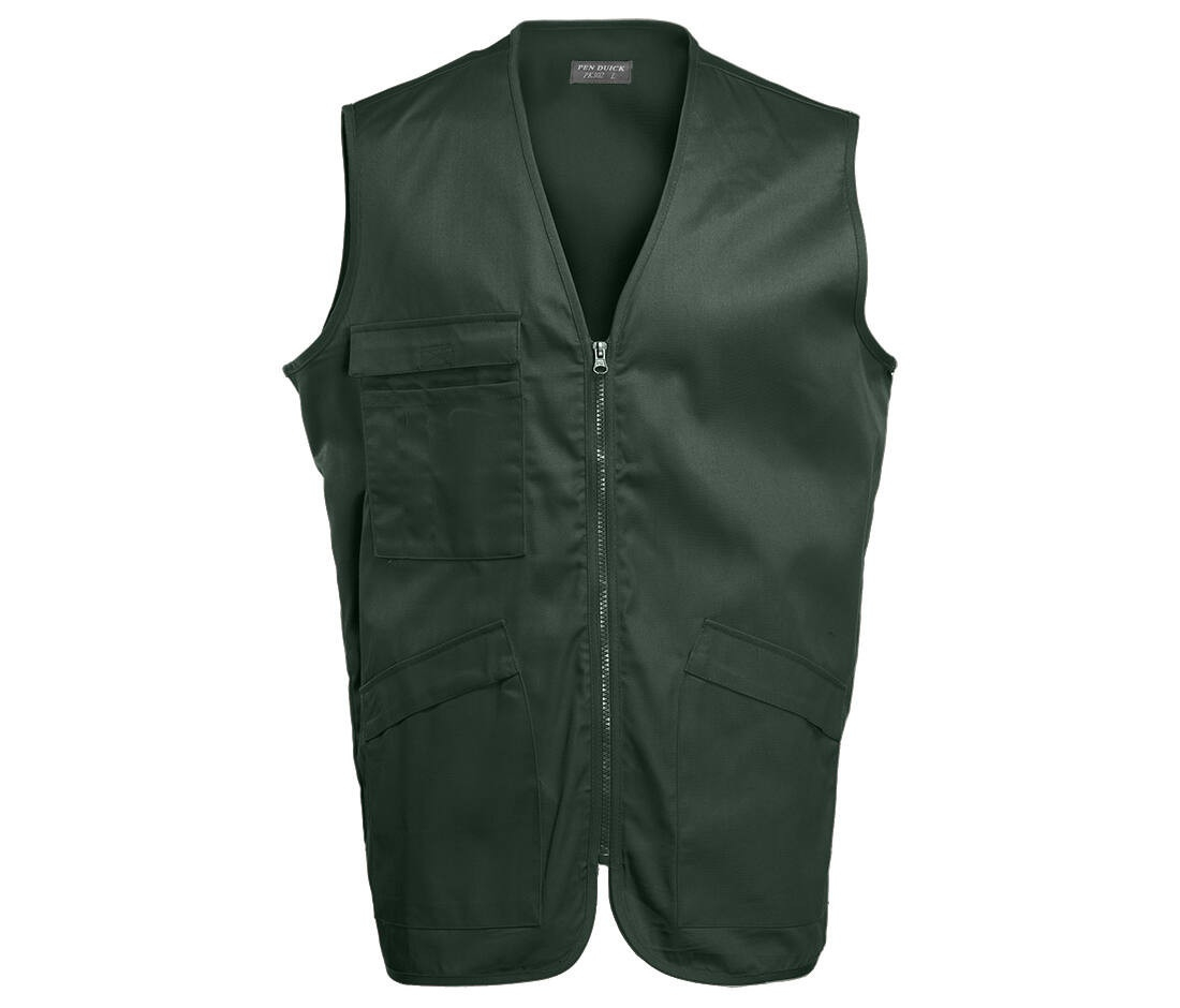 Gilet multi-poches polycoton