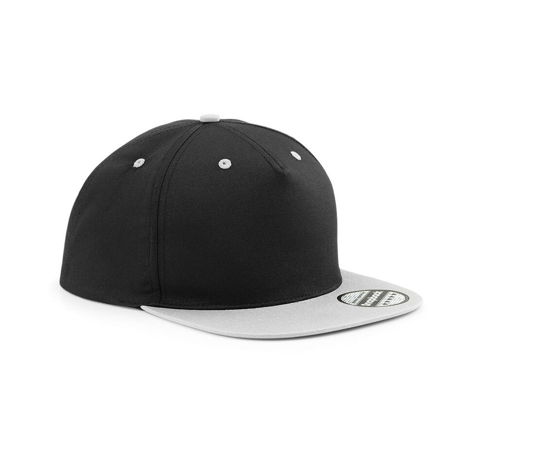 Casquette 5 pans avec visière contrastée