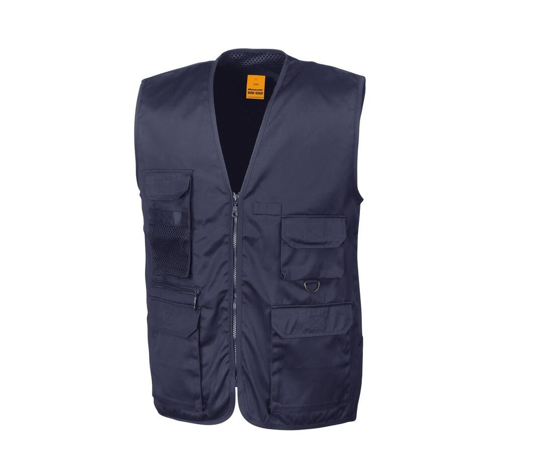 Gilet reporter multi-poches polycoton