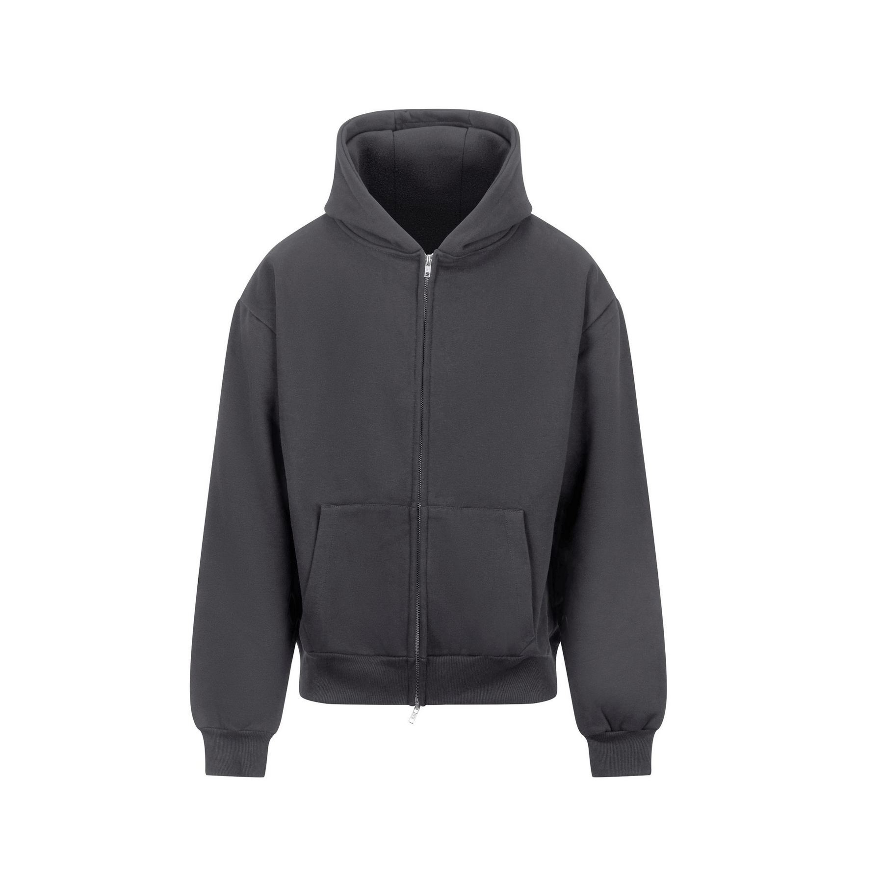 Sweat capuche zippé lourd