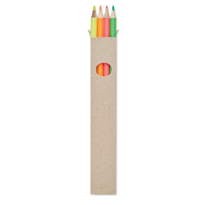 BOWY - 4 crayons surligneurs dans une boî thumb