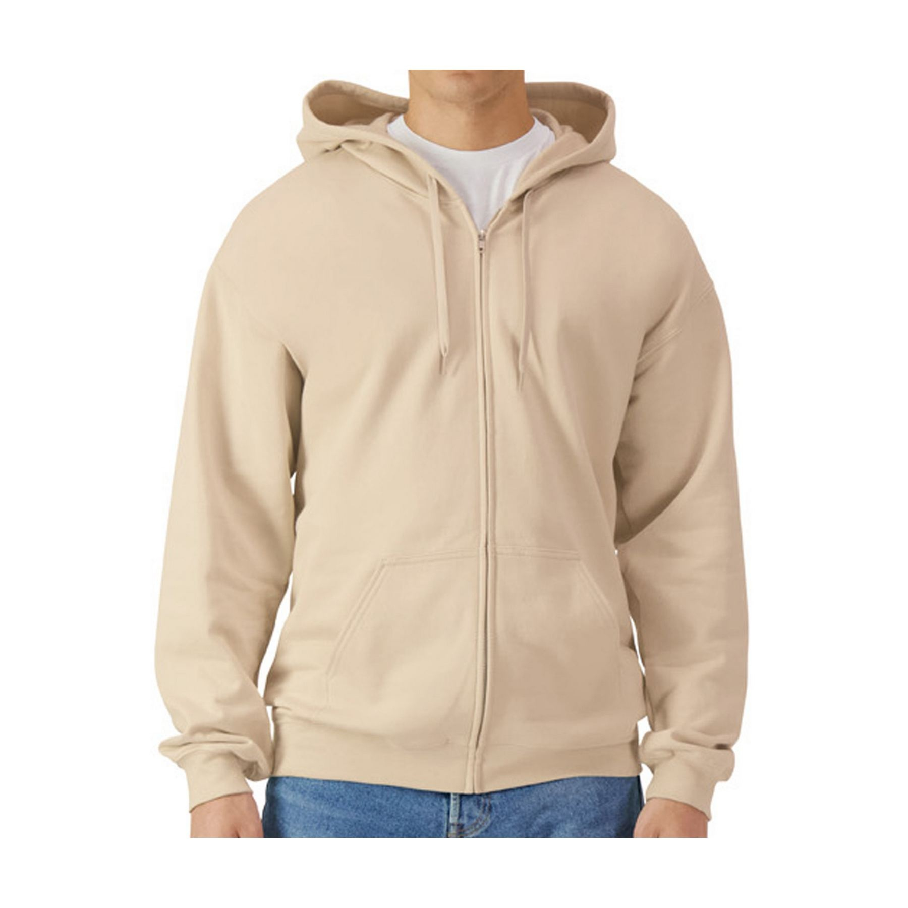 Sweat à capuche zippé unisexe