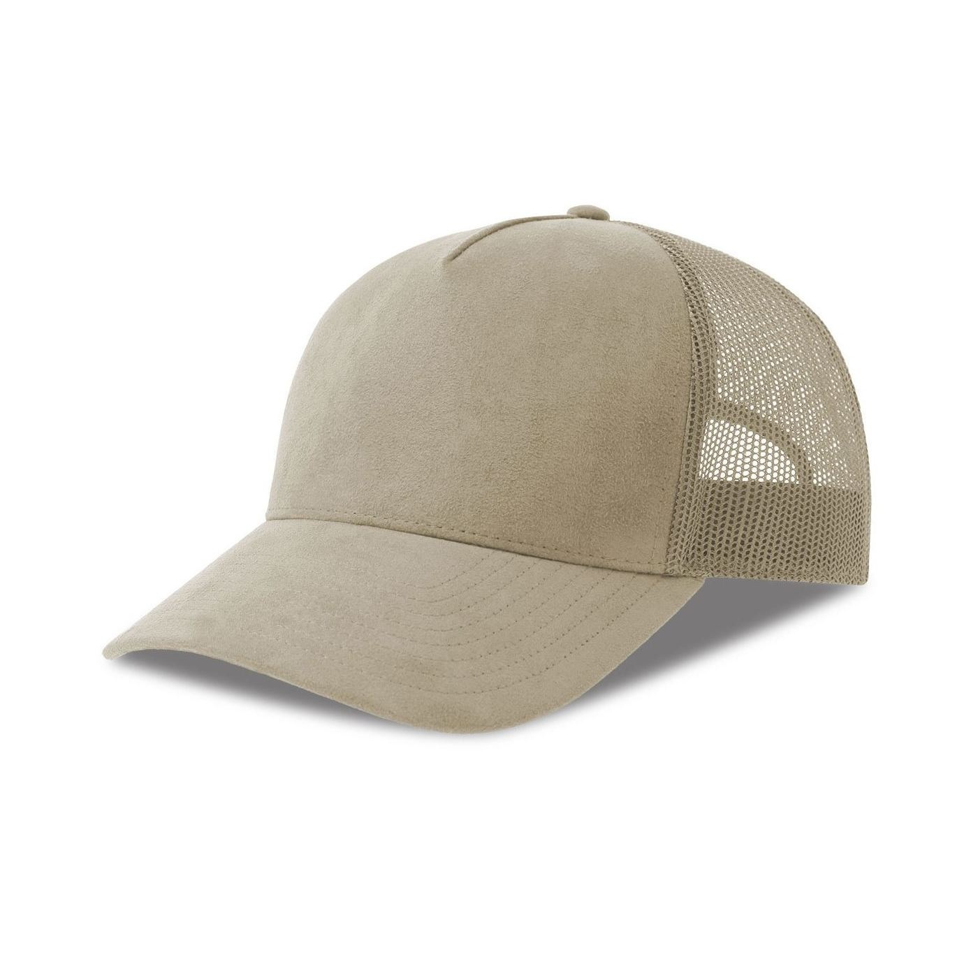 Casquette style trucker en faux daim