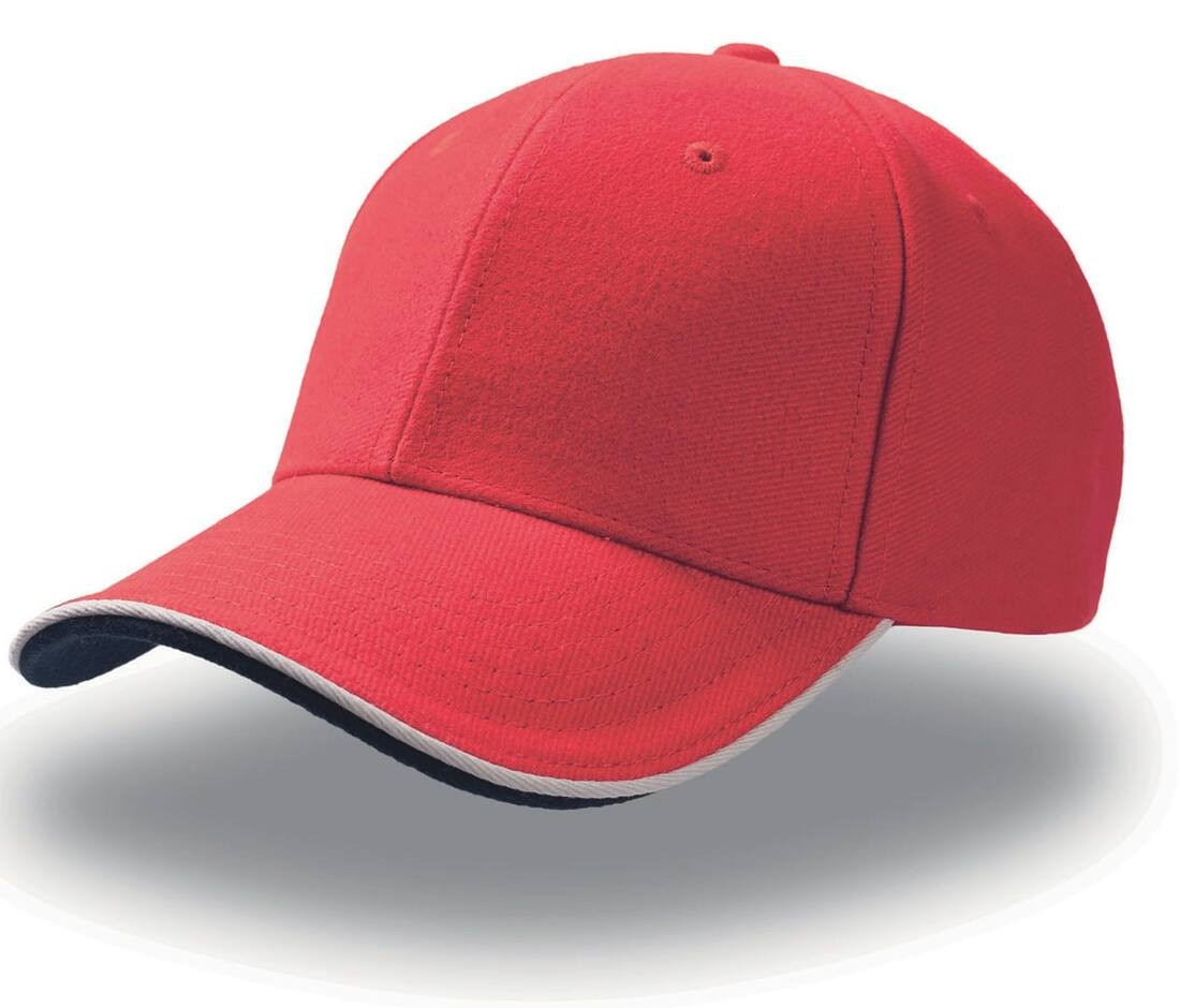 Casquette 6 pans contrastée