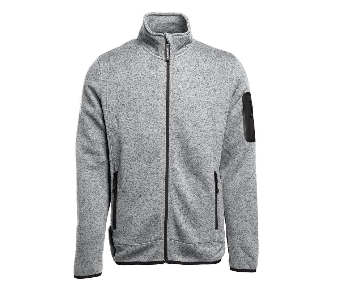 Veste polaire tricotée homme
