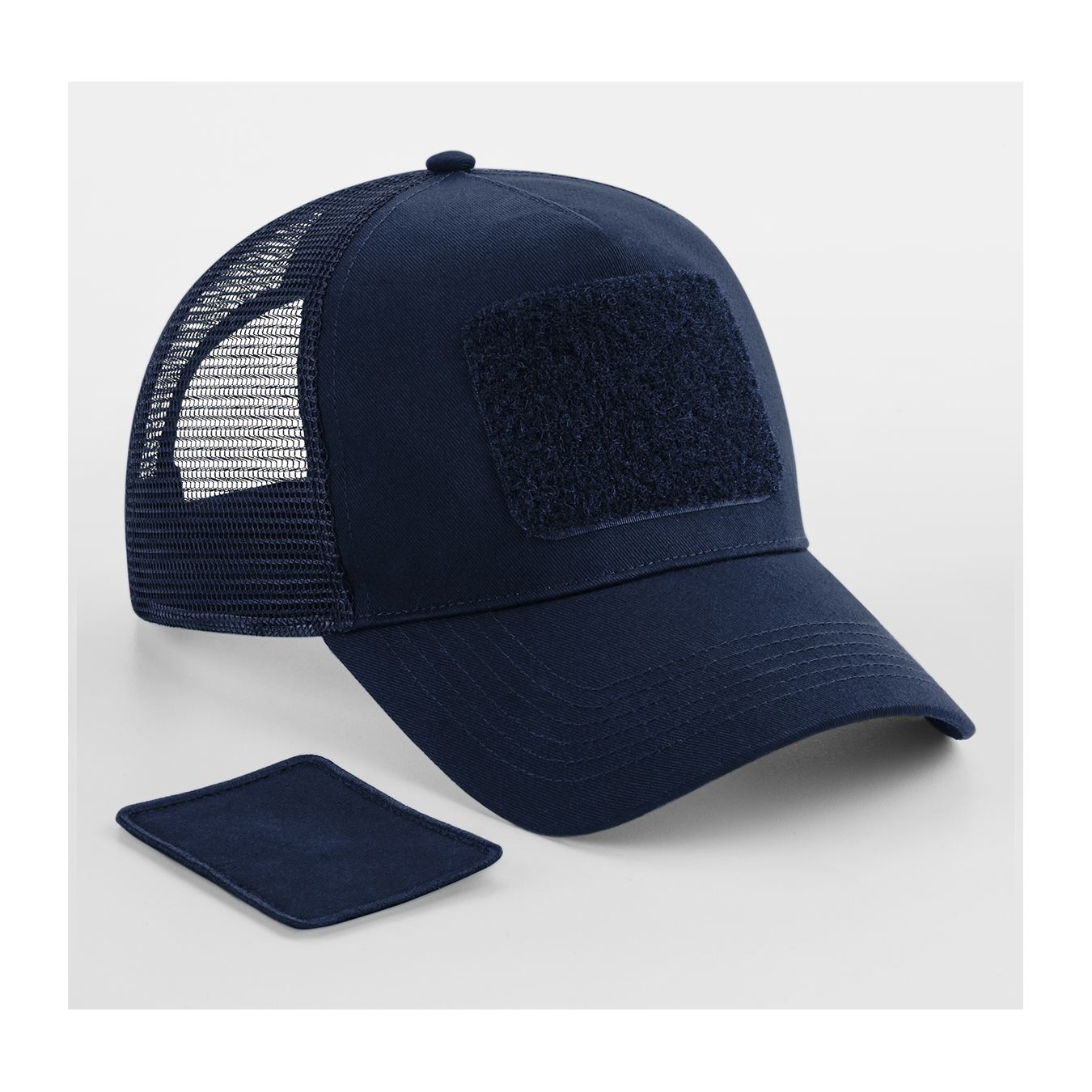 Casquette avec empiècement amovible