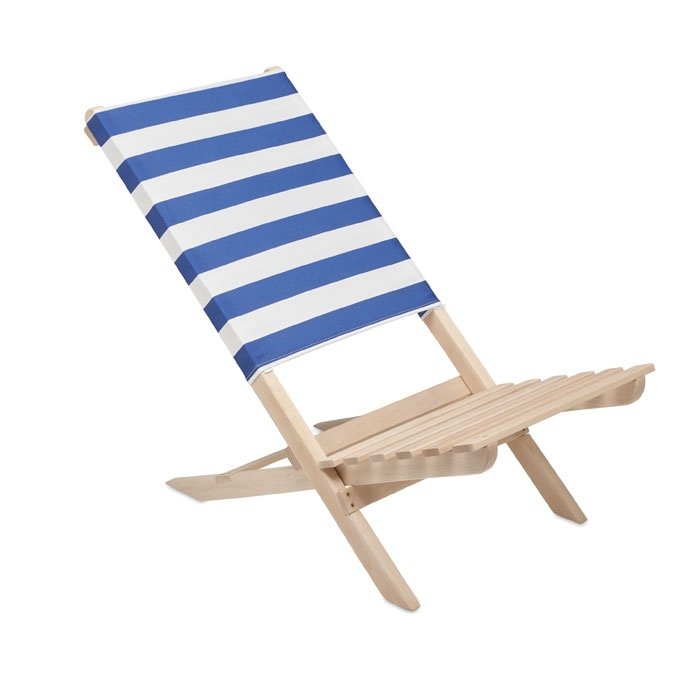 MARINERO - Chaise de plage pliable en bois thumb