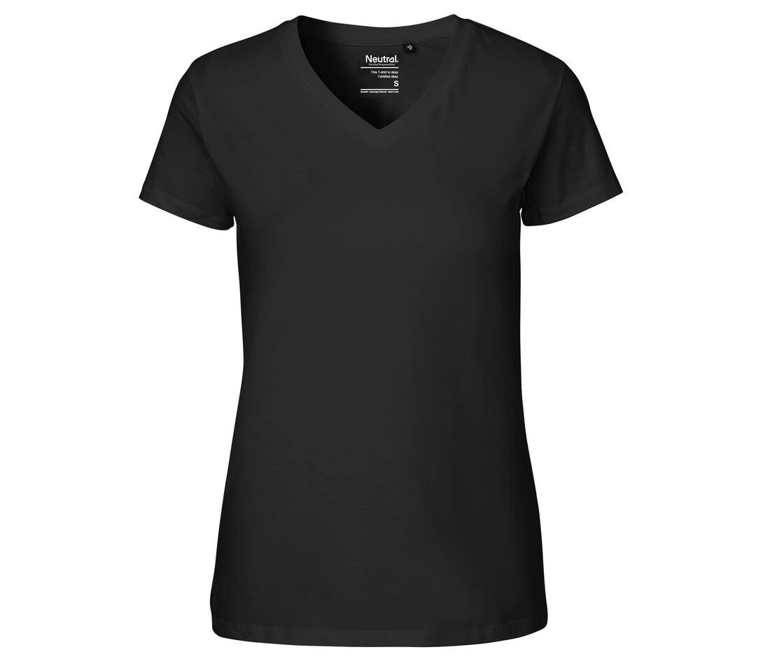 Tee-shirt femme col v