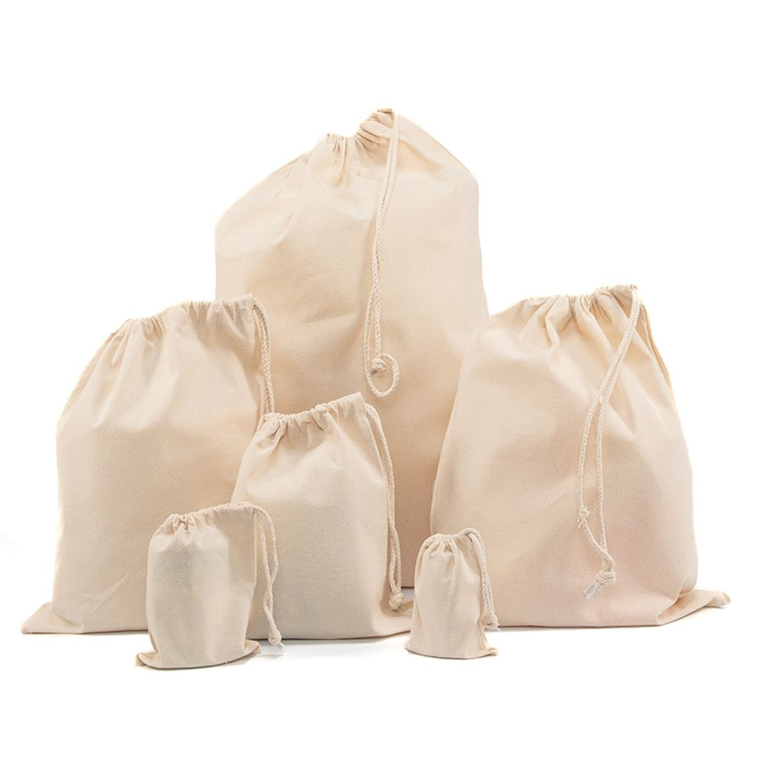 Petits sacs en coton recyclé